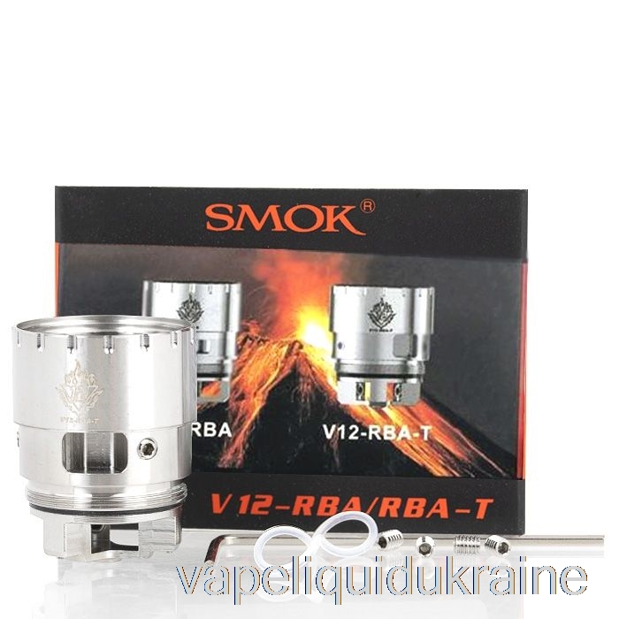 Vape Liquid Ukraine SMOK TFV12 Replacement Coils & RBA V12 RBA-T - Triple Coil (Pack of 1)